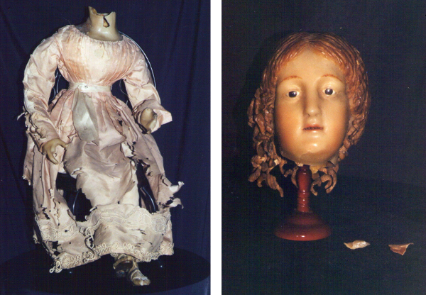 restauro madonna seduta