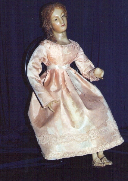 statua madonna restaurata