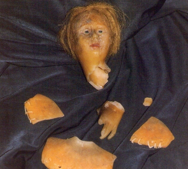 fase restauro madonna addolorata