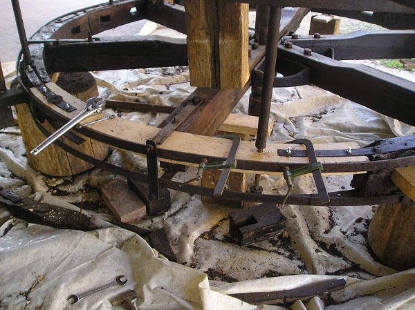 restauro ruota idraulica